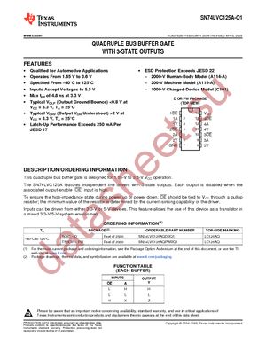 CLVC125AQPWRG4Q1 datasheet  